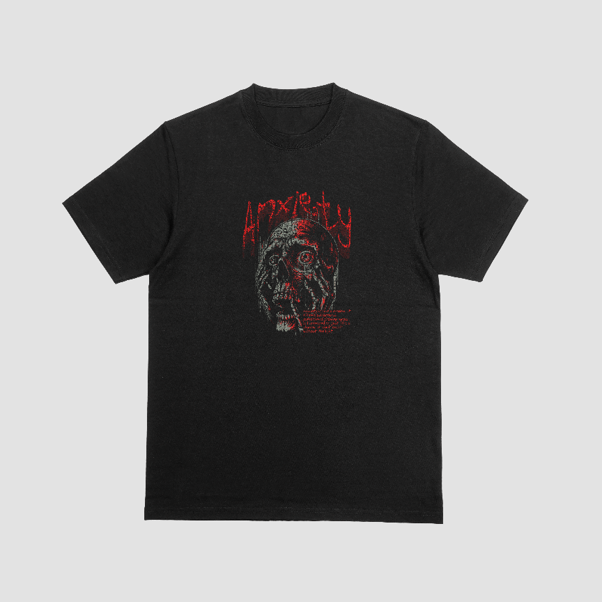 Heavyweight Boxy T-Shirt, Anxiety Collection